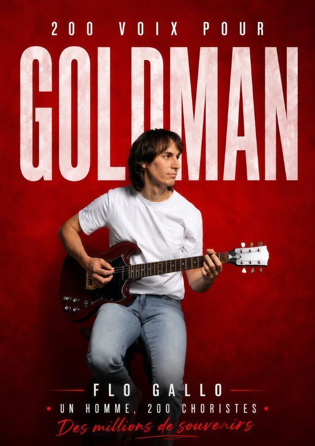Affiche — Goldman, 200 voix pour une légende