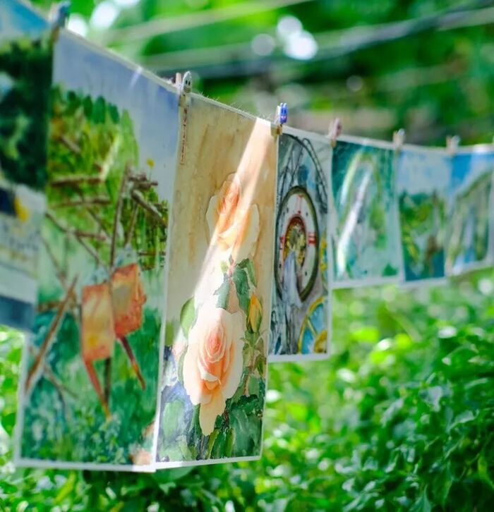 Atelier créatif : Carte postale & aquarelle