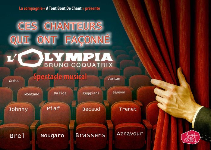 Spectacle musical "Ces chanteurs qui ont façonné l'Olympia"