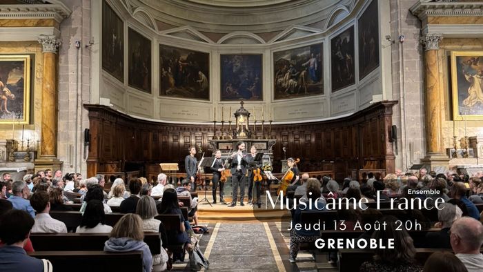 Affiche — Concert à Grenoble : Ravel, Debussy, Vivaldi, Cantemir, Mozart, Bach, Doppler, Piazzolla, Waxman
