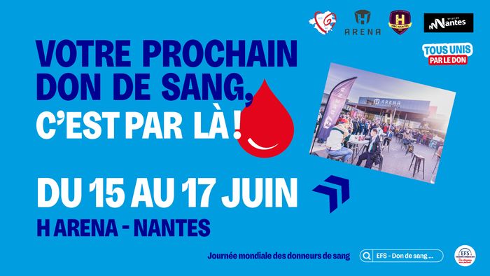 Don de sang : collecte exceptionnelle les 15, 16 et 17 juin