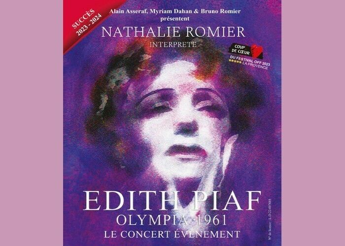 Nathalie Romier interprète Édith Piaf à l'Olympia en 1961