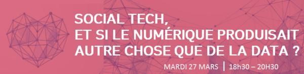 [Conférence] Saint-Etienne : Social Tech, et si le numérique produisait autre chose que de la data?