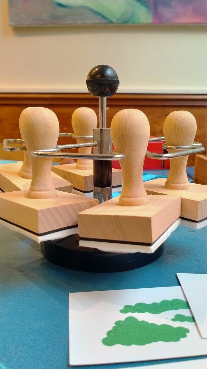 Atelier tampographie avec Marine Foratier - Portes ouvertes du Théâtre Massenet