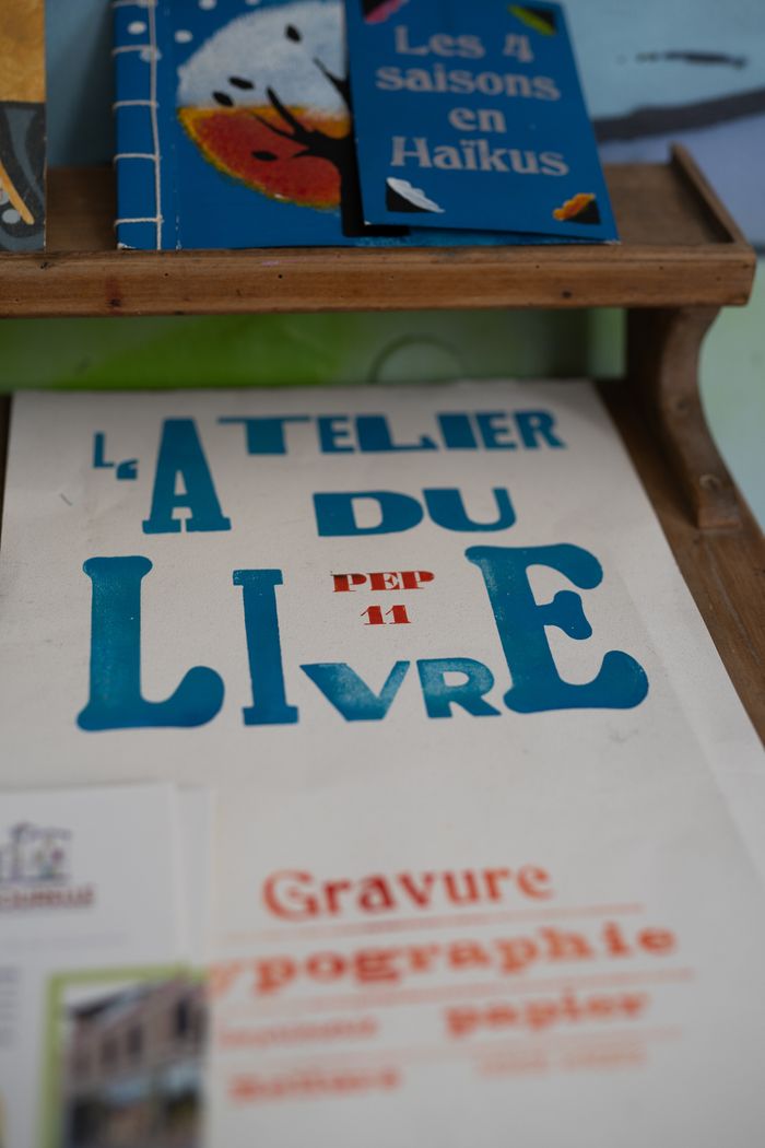 Atelier typographie : réalisation d'un marque page
