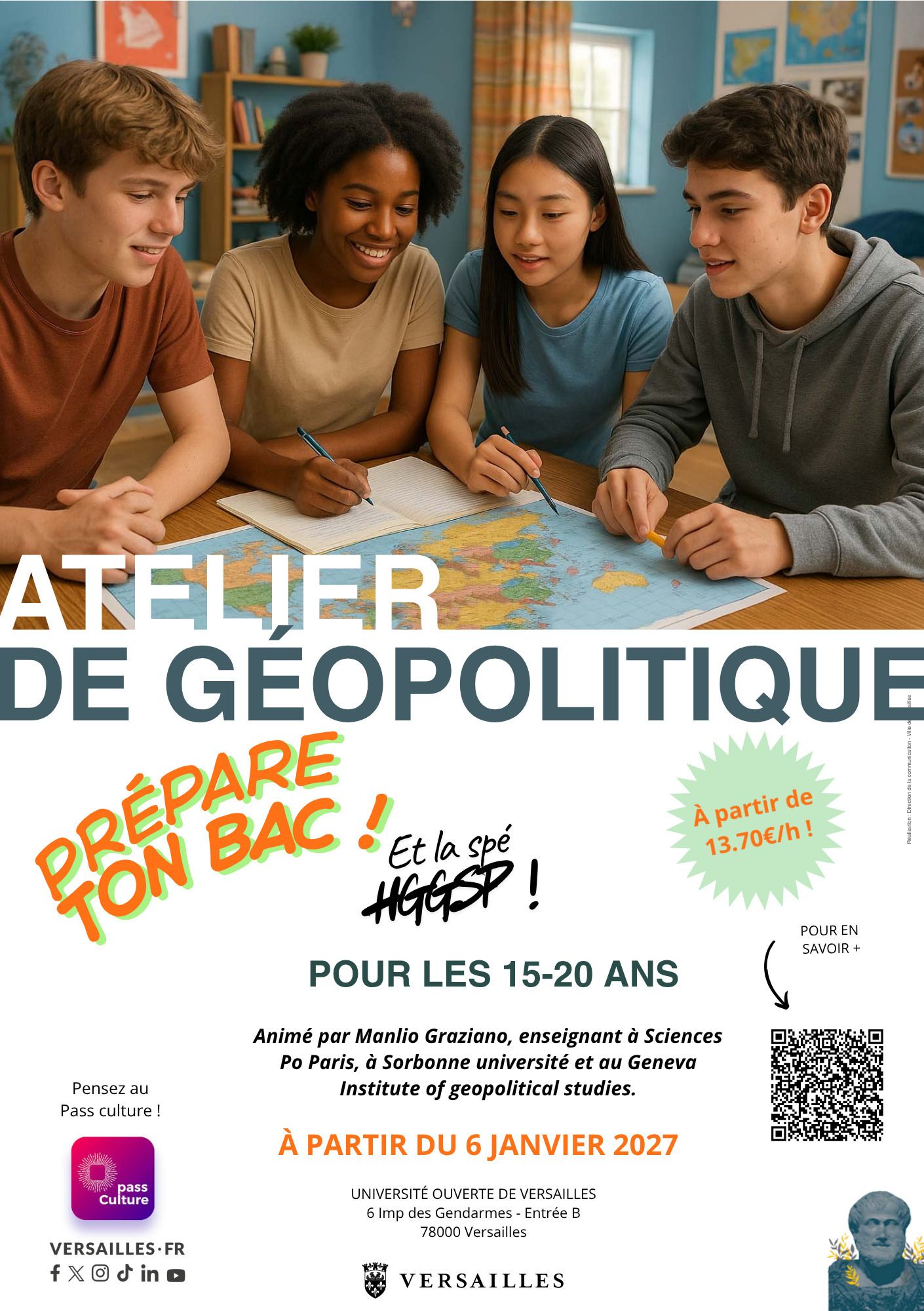 Atelier de géopolitique pour lycéens et étudiants
