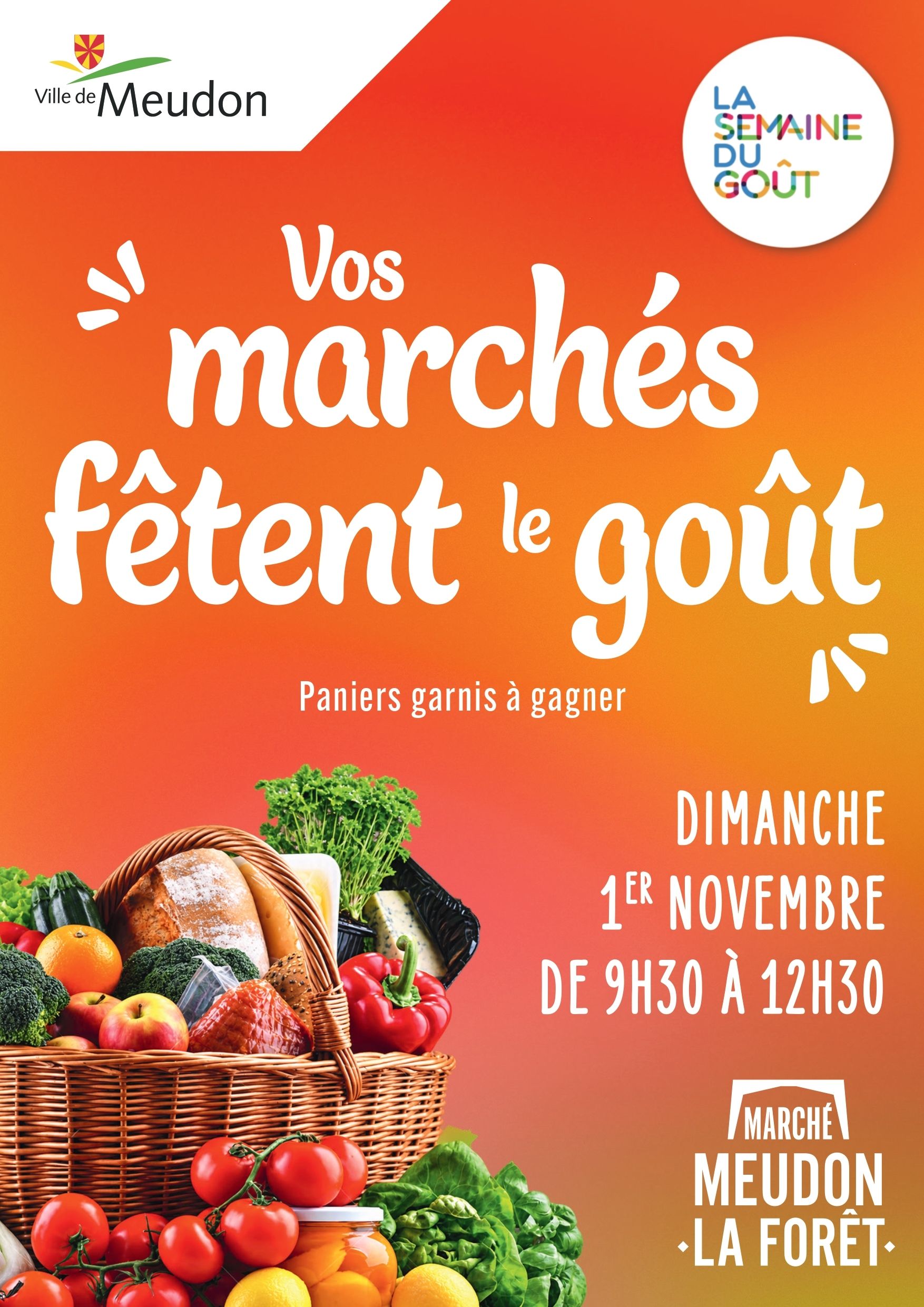 Fête du goût au marché de Meudon-la-Forêt