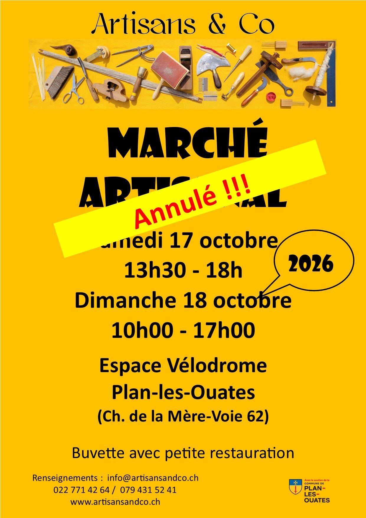 ANNULE - Marché artisanal salle du Vélodrome