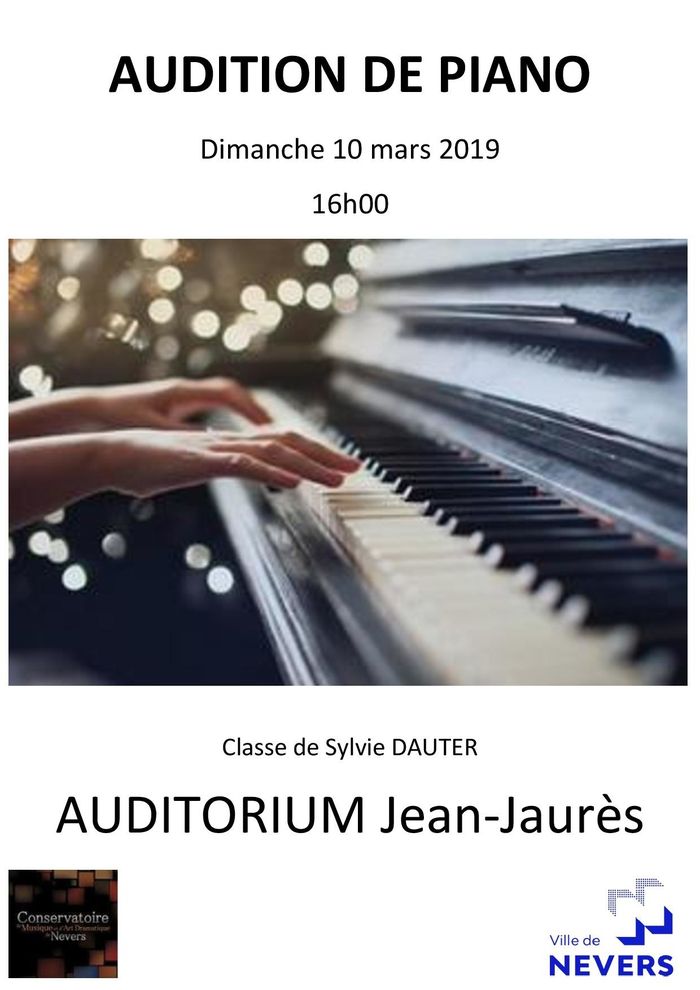Audition de Piano
