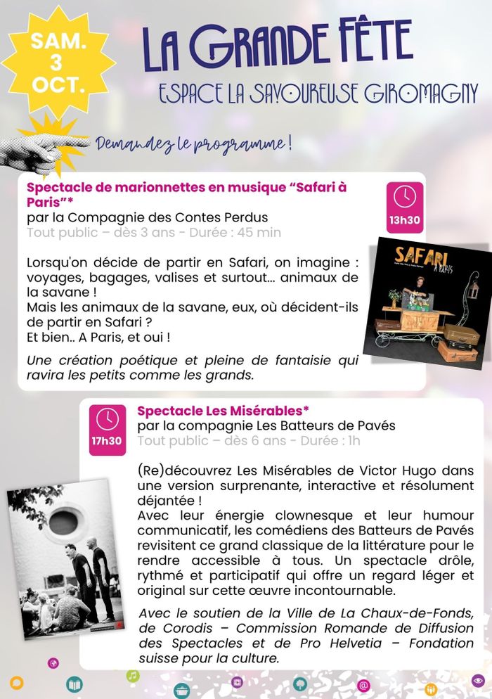 Médiathèques en folie! Spectacle « Safari à Paris »