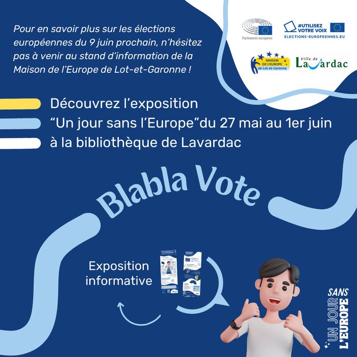 Stand d'information "Blabla Vote"