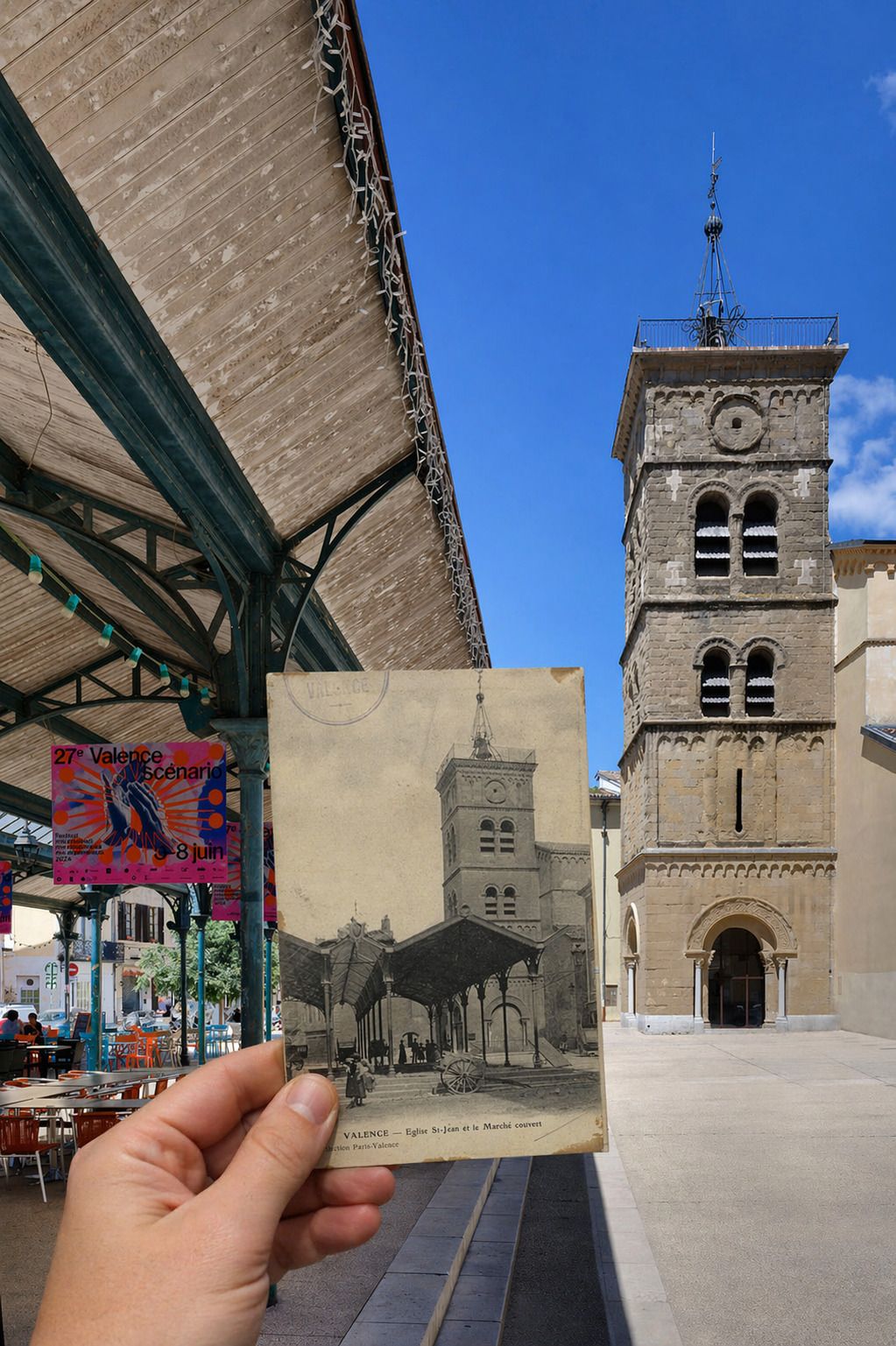 Parcours en ville - Avant/après, Valence en images