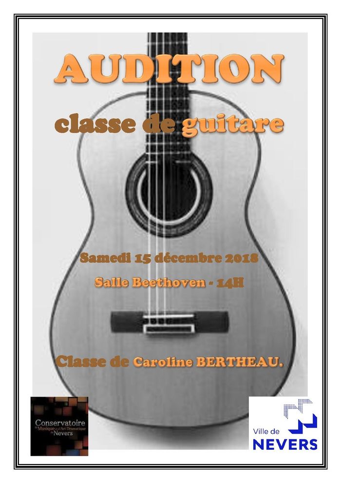 Audition de classe de Guitare