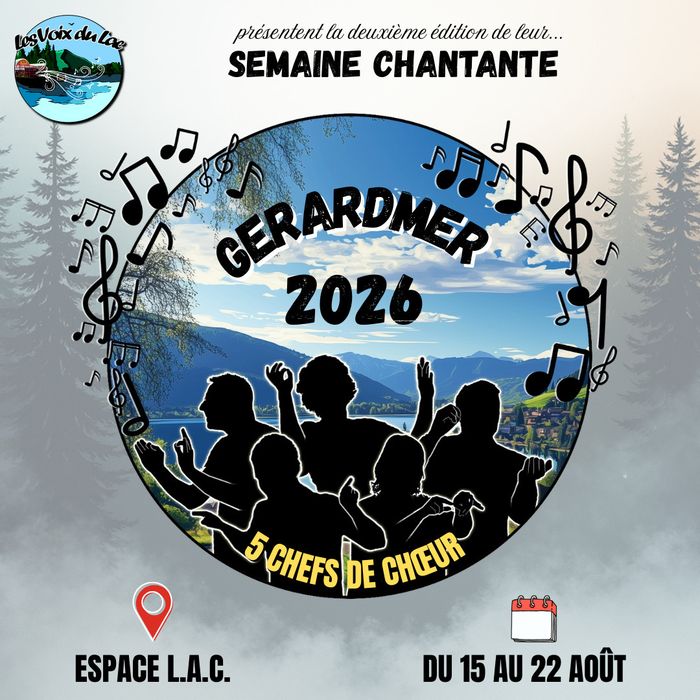 Affiche — Semaine Chantante - Gérardmer 2026