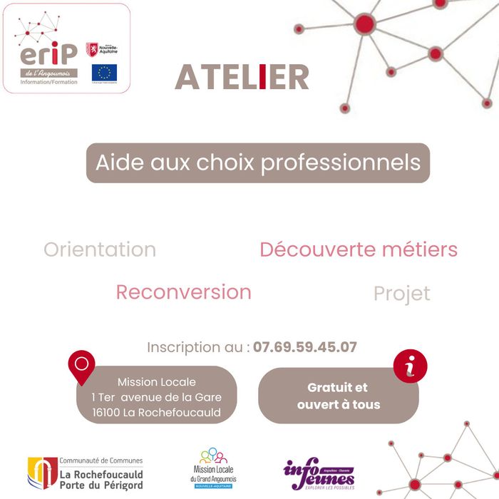 L'ERIP vous propose de découvrir les secteurs professionnels qui correspondent à votre profil avec l’aide de questionnaires d’intérêts, de fiches métiers et de logiciels…