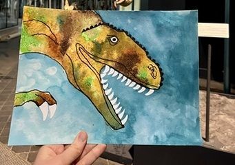 Crée ton portrait de dino - un atelier du MHN