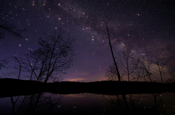 Soirée astronomie et observation de la nature au coucher du soleil