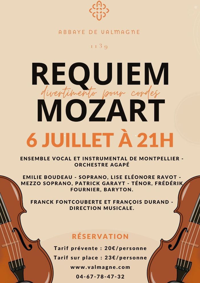Requiem Mozart- Divertimento pour cordes