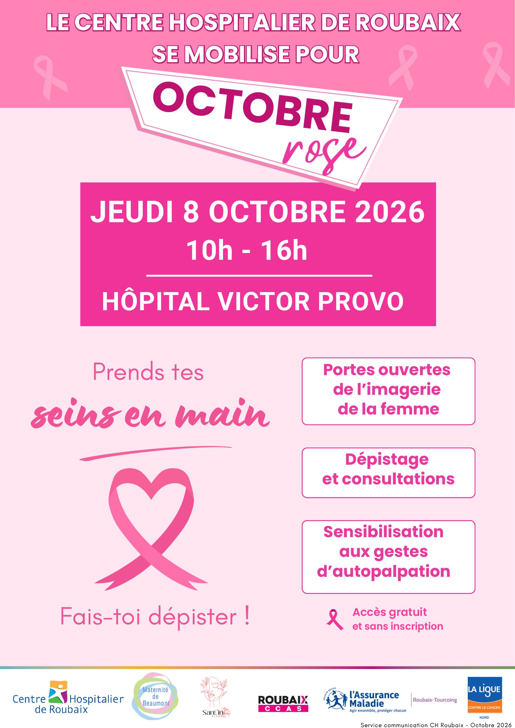 Prends tes seins en main, fais-toi dépister !