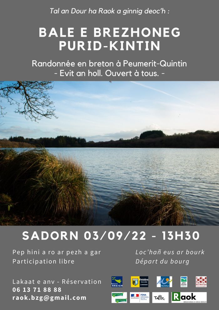 Randonnée en breton à Peumerit-Quintin