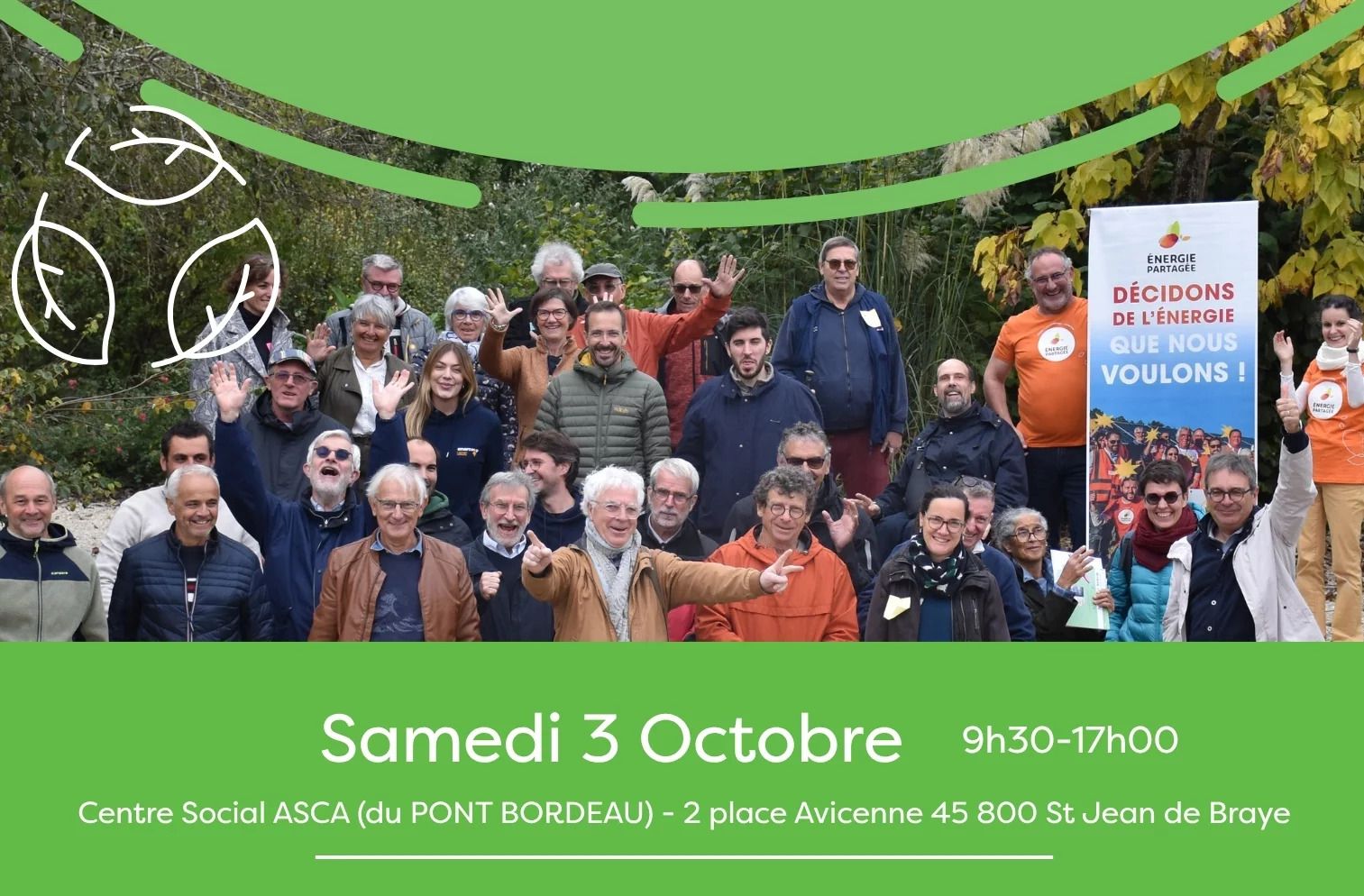 Journée régionale des énergies renouvelables citoyennes et solidaires Centre-Val de Loire, organisée par Energie Partagée