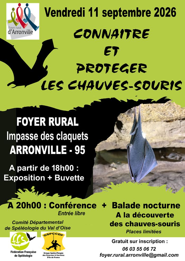 Connaître et protéger les chauves-souris à Arronville