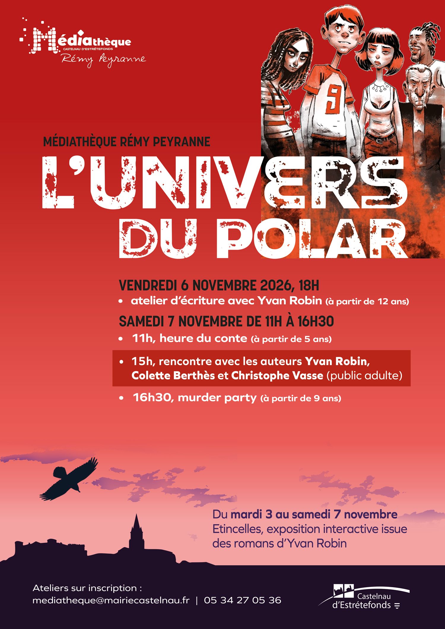 The World of Crime Fiction with Yvan Robin, Colette Berthès and Christophe Vasse
