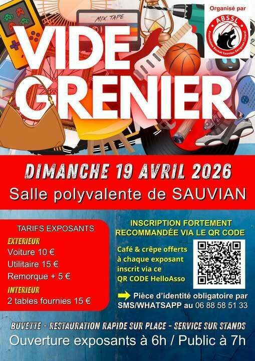 Vide-greniers du club de basket ABSSL