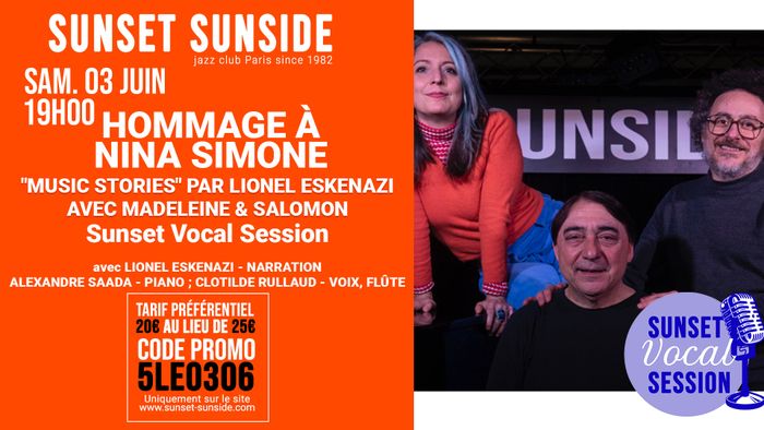 Hommage à Nina SIMONE | "Music Stories" par Lionel ESKENAZI avec Madeleine & Salomon