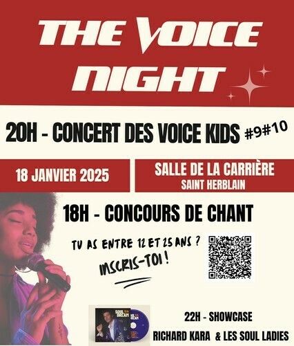 The Voice Night : Concert des Voice Kids + Concours de chant