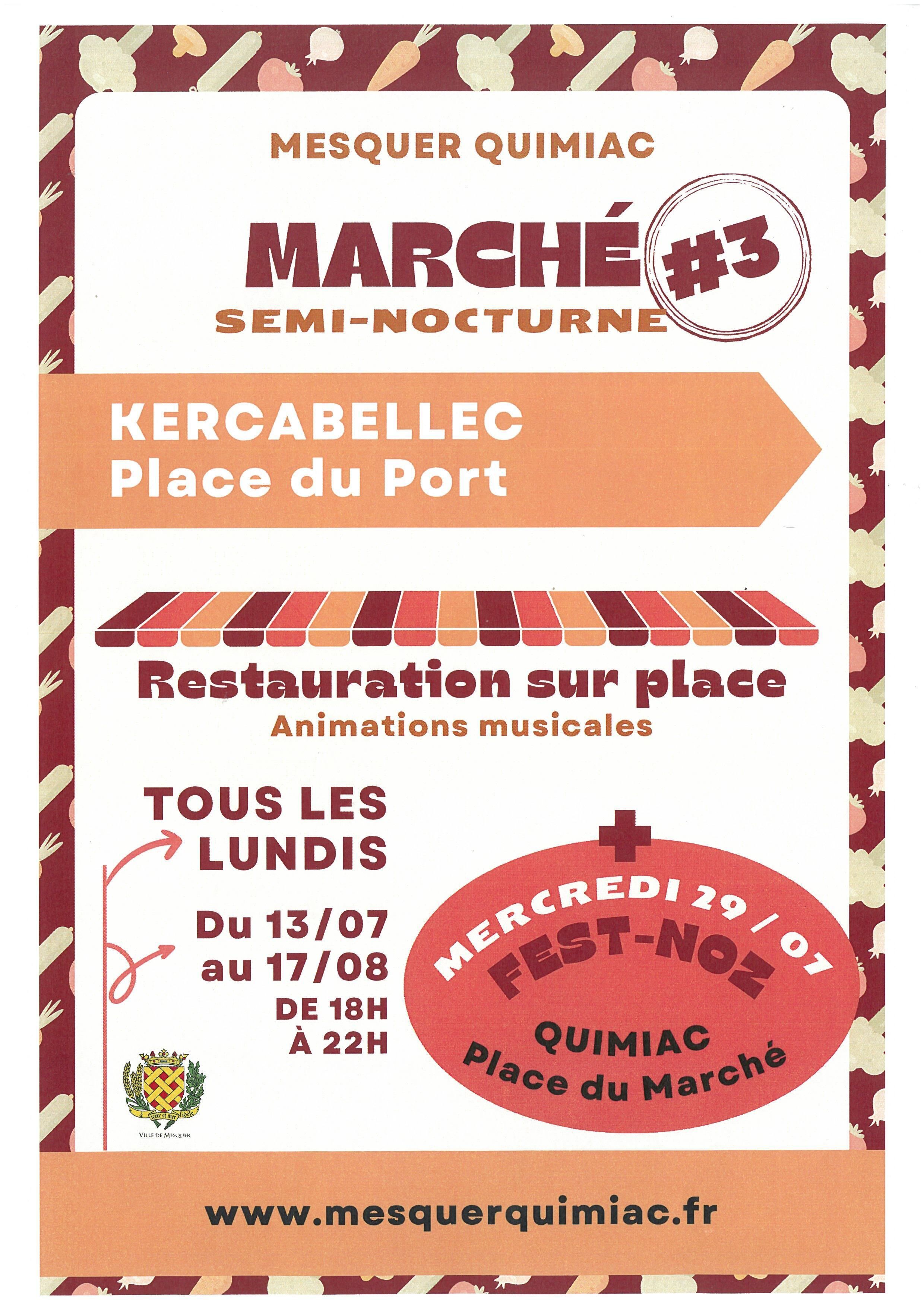 Marché nocturne Kercabellec