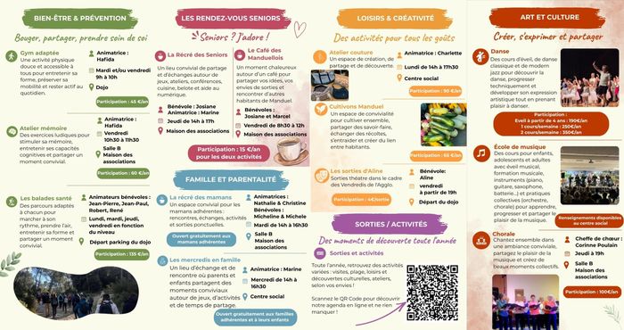 Des activités toute l'année !