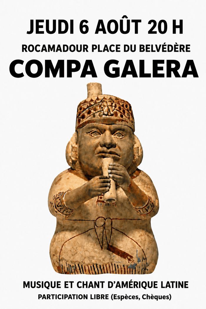 Affiche — Compa Galera / Musique et Chant d'Amérique Latine