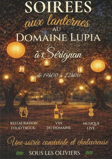Soirée aux lanternes au Domaine Lupia