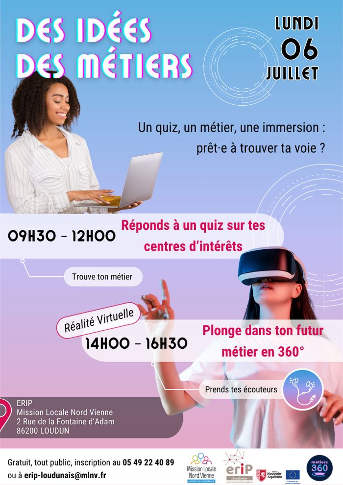 L'ERIP organise une journée découverte des métiers avec l'atelier des idées des métiers