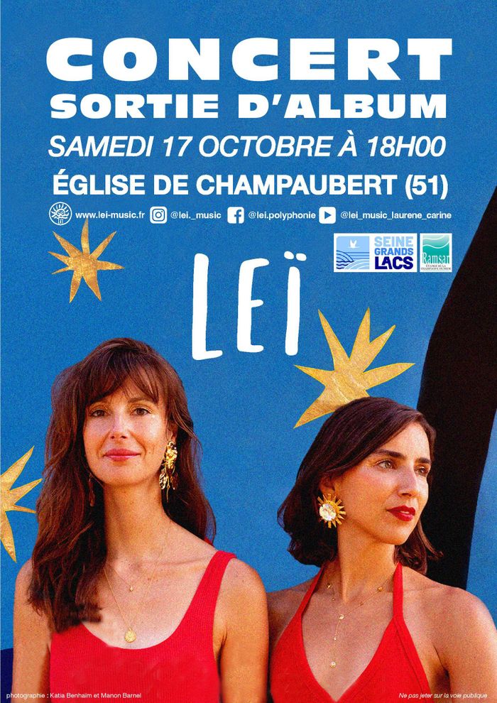 Affiche — Spectacle chants polyphonique "Amarre" du duo LEÏ