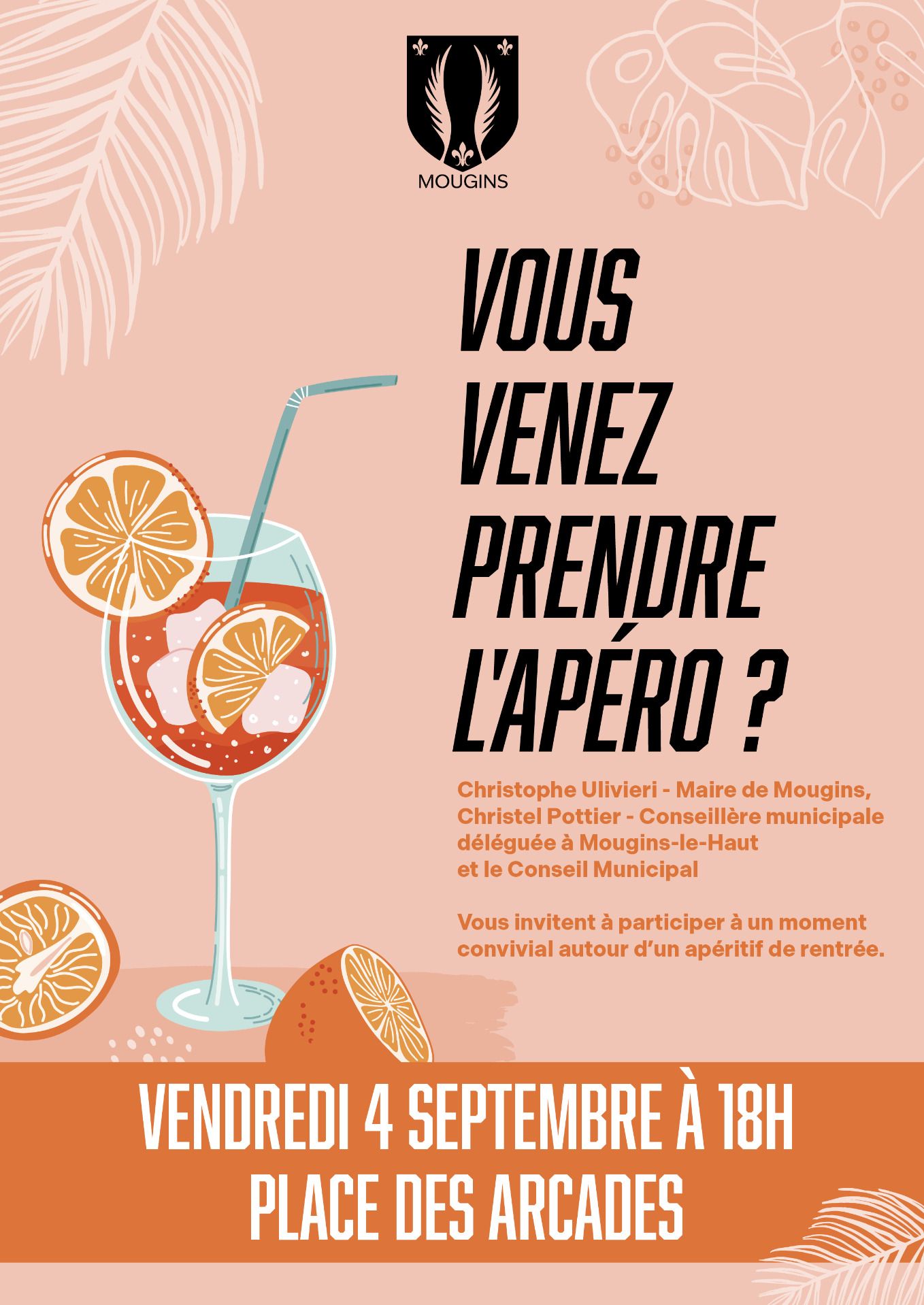 Vous venez prendre l'apéro ?