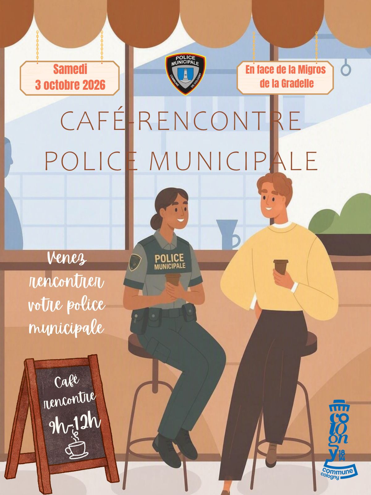 Café rencontre avec la police municipale