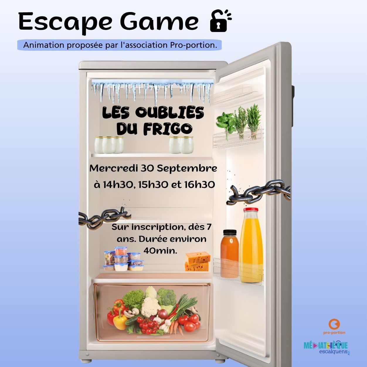 🕵️‍♂️ Escape Game Anti-Gaspi : relevez le défi en équipe !