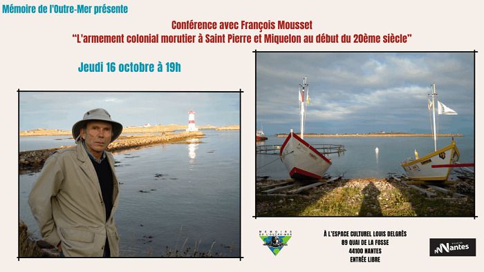 Conférence : « L’armement colonial morutier à Saint-Pierre-et-Miquelon au début du 20e siècle »