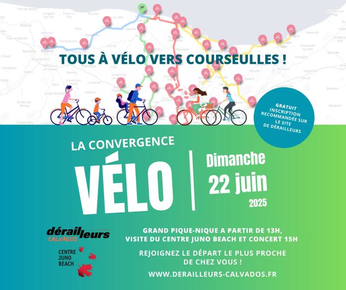 Tous à vélo vers Courseulles !