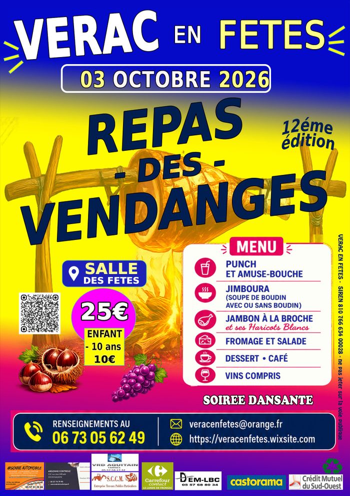 REPAS DES VENDANGES 12éme édition