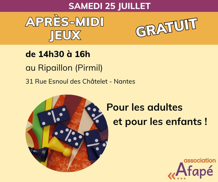 Après-midi jeux au Ripaillon