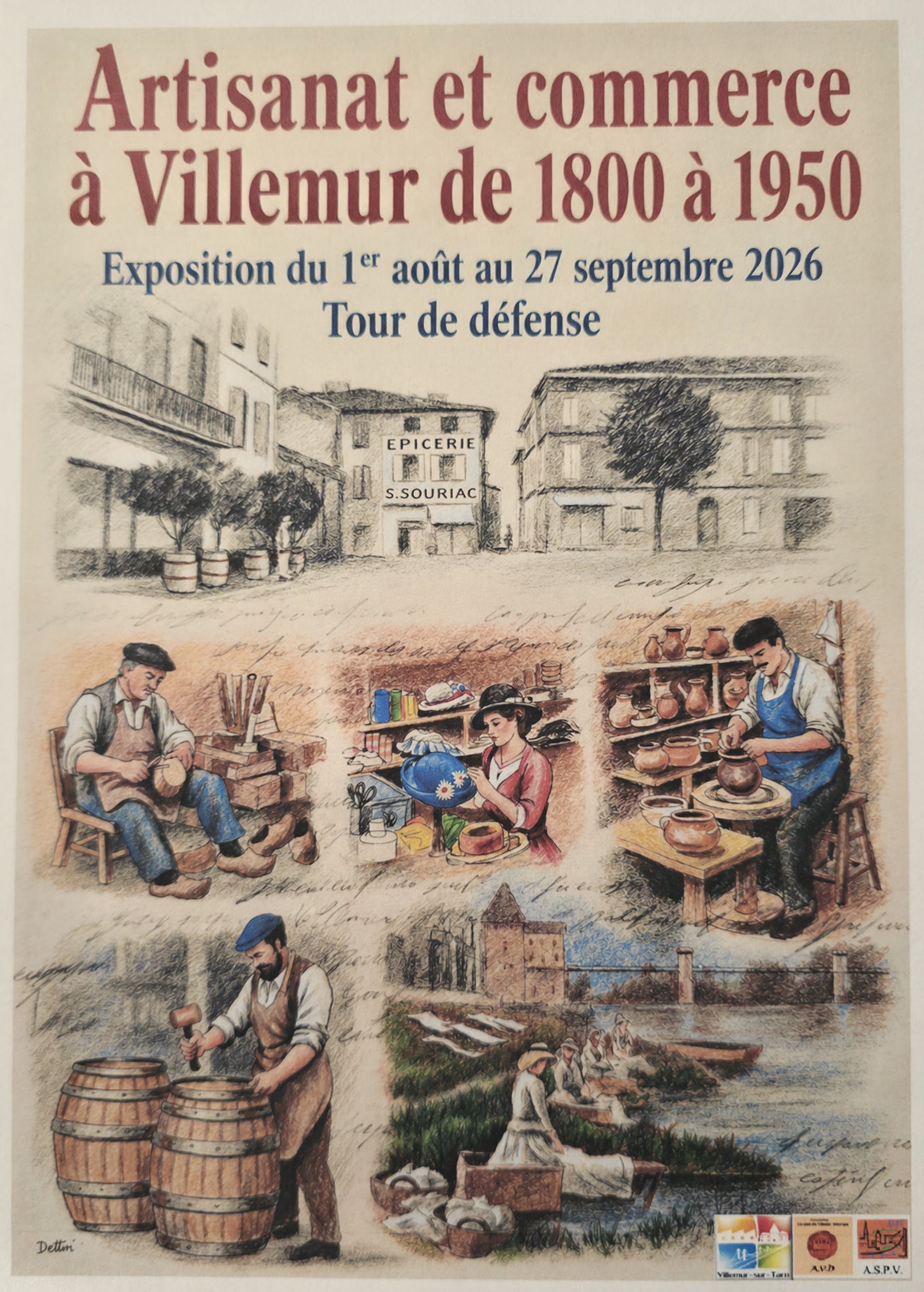Exposition "Artisanat et commerce à Villemur de 1800 à 1950"