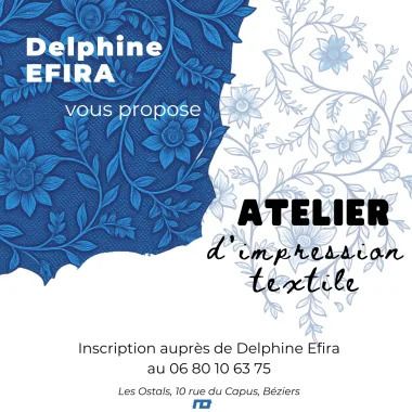 Atelier d'impression textile