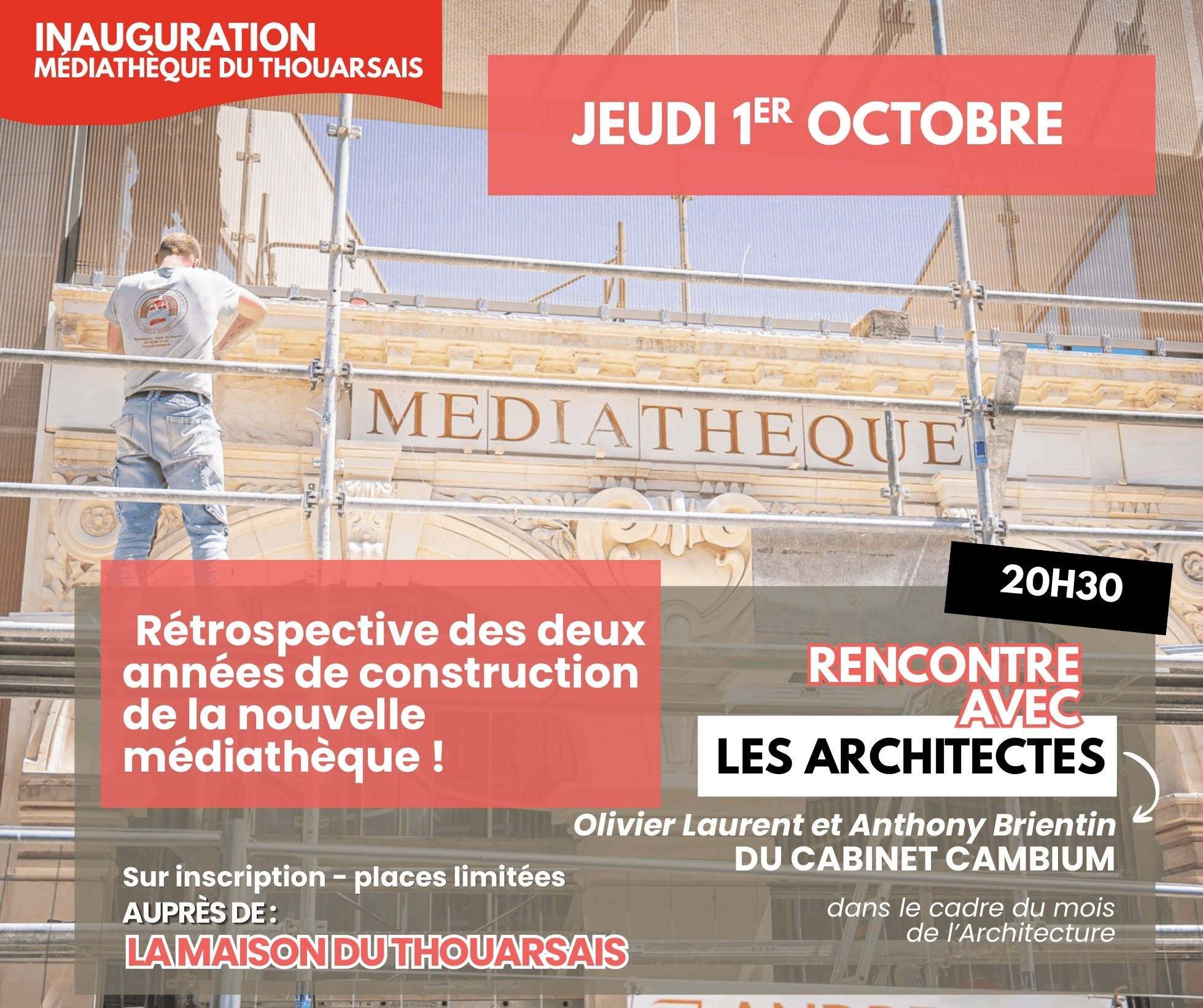 Rencontre avec les architectes du Cabinet Cambium et rétrospective du chantier