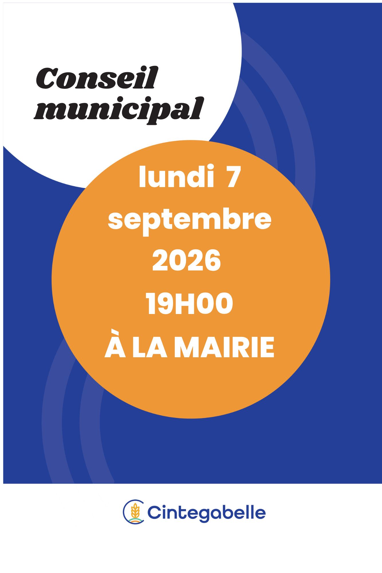 Séance du Conseil municipal de Cintegabelle