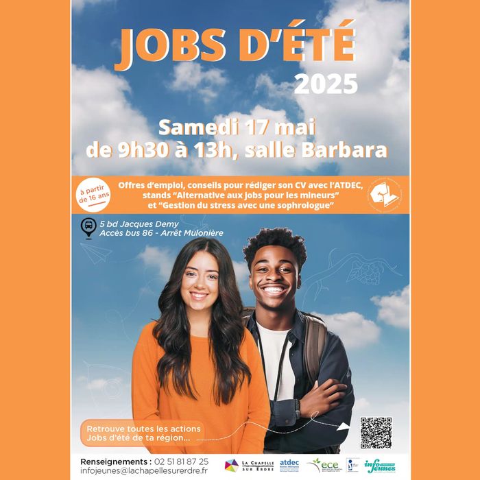 Forum "Opération JOBS d'été 2025" à La Chapelle-sur-Erdre