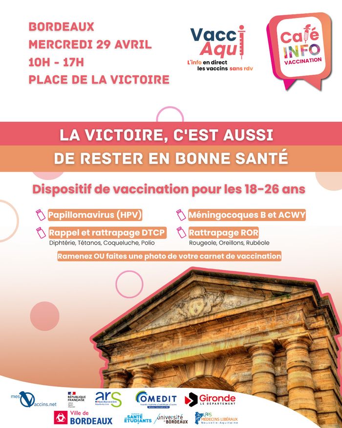 Vacci'Aqui : vaccination sans RDV pour 18-26 ans !