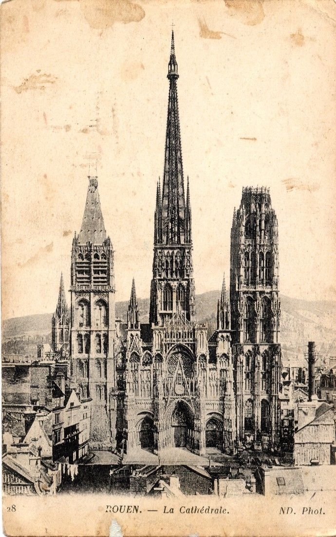 Restaurations de la flèche de la cathédrale de Rouen